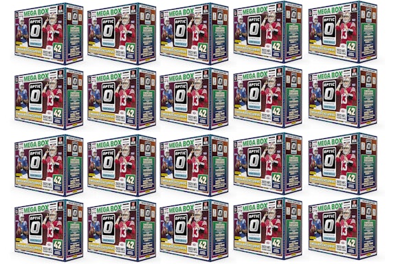 2023 Panini Donruss Optic Football Mega Box (Red Hyper Parallels) 20x Lot (Sealed Case)