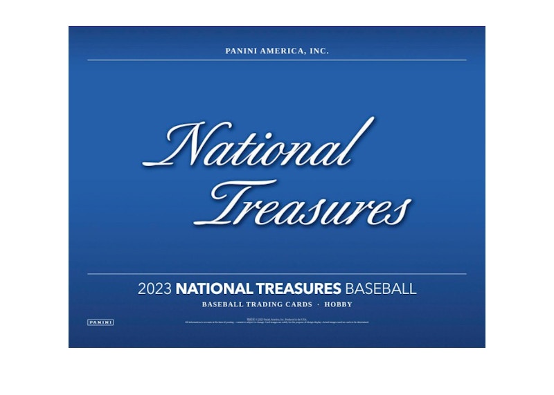 2023 Panini National Treasures Baseball Hobby Box 2023 US