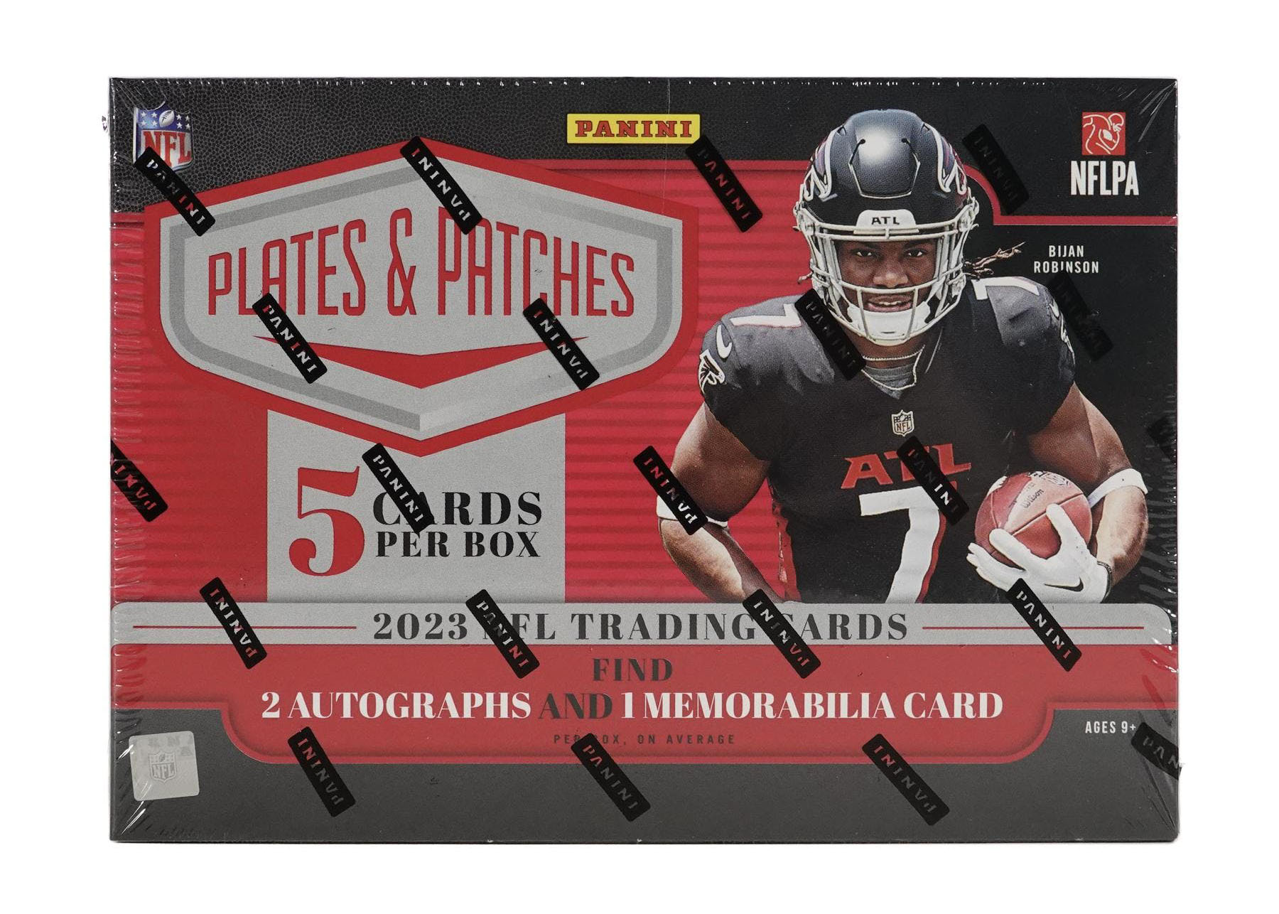 2023 Panini Plates and Patches Football Hobby Box - 2023 - US