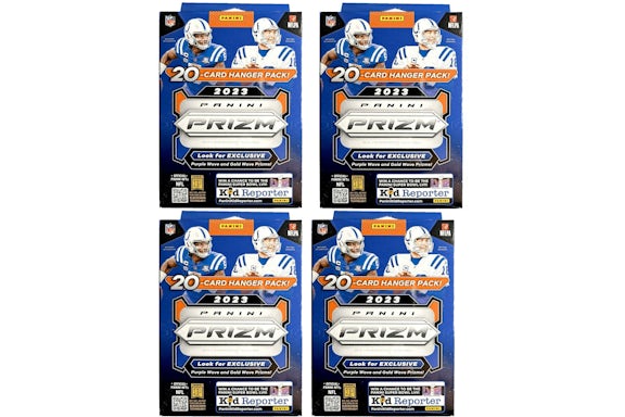 2023 Panini Prizm Caja de percha de fútbol 4x Lote