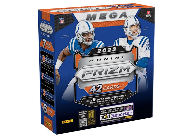 2023 Panini Prizm Football Mega Box (Green Pulsar Prizms) - 2023 - US