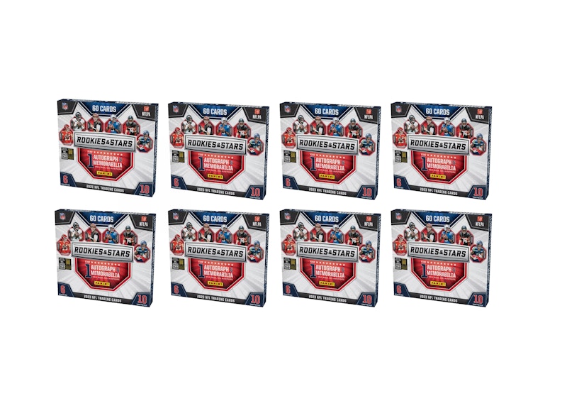 2023 Panini Rookies and Stars Football Mega Box 8x Lot
