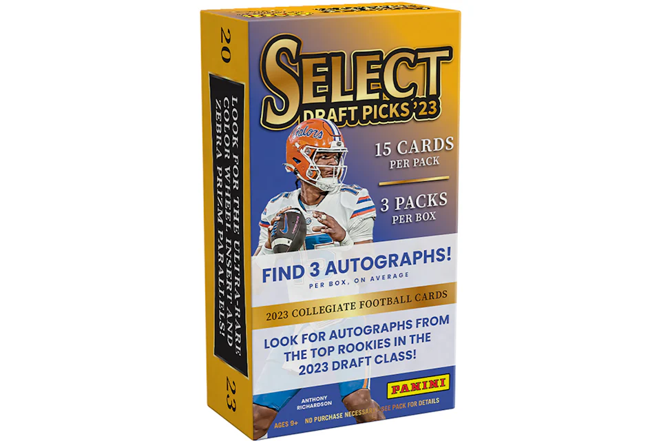 2023 Panini Select Draft Picks Collegiate Football Hobby Box - 2023 - FR