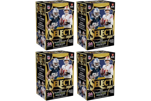 2023 Panini Select Football Blaster Box (troqueles Verde y Amarillo) 4x Lote
