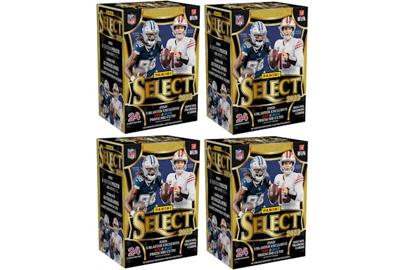 2023 Panini Select Football Blaster Box (Red and Blue Die-Cuts) 4x Lot
