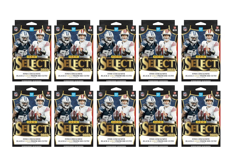 2021 buying Panini SELECT Football Hanger Pack. W/ 4 Black & Gold Die-Cuts. SEALED