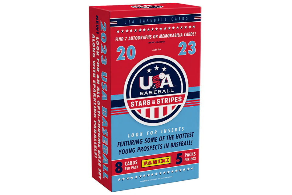 2025 Panini USA Stars & Stripes Baseball Hobby Box 2025 TW