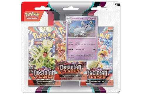 2023 Pokmon Scarlet & Violet Obsidian Flames 3 Booster Packs & Greavard Promo - 2023 - US 2023 Pokmon Scarlet & Violet Obsidian Flames 3 Booster Packs & Greavard Promo - 2023 - US