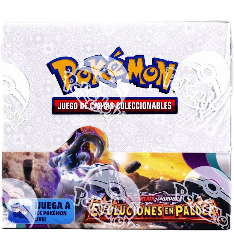 2023 Pokmon Scarlet & Violet Paldea Evolved (Spanish) Booster Box - 2023 - US 2023 Pokmon Scarlet & Violet Paldea Evolved (Spanish) Booster Box - 2023 - US