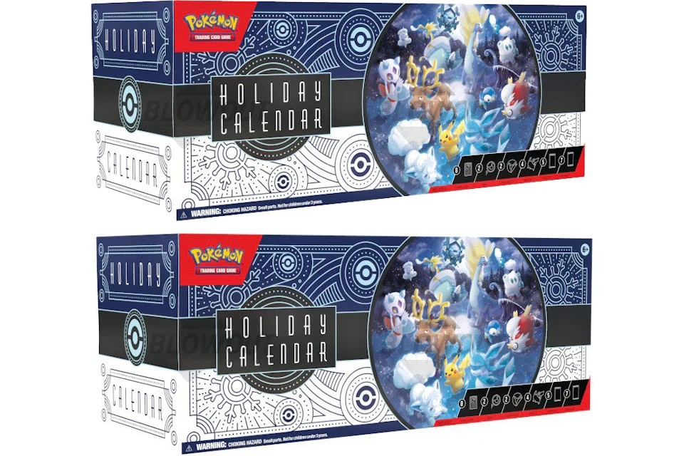 2023 Pokémon TCG Holiday Advent Calendar 2x Lot 2023 GB