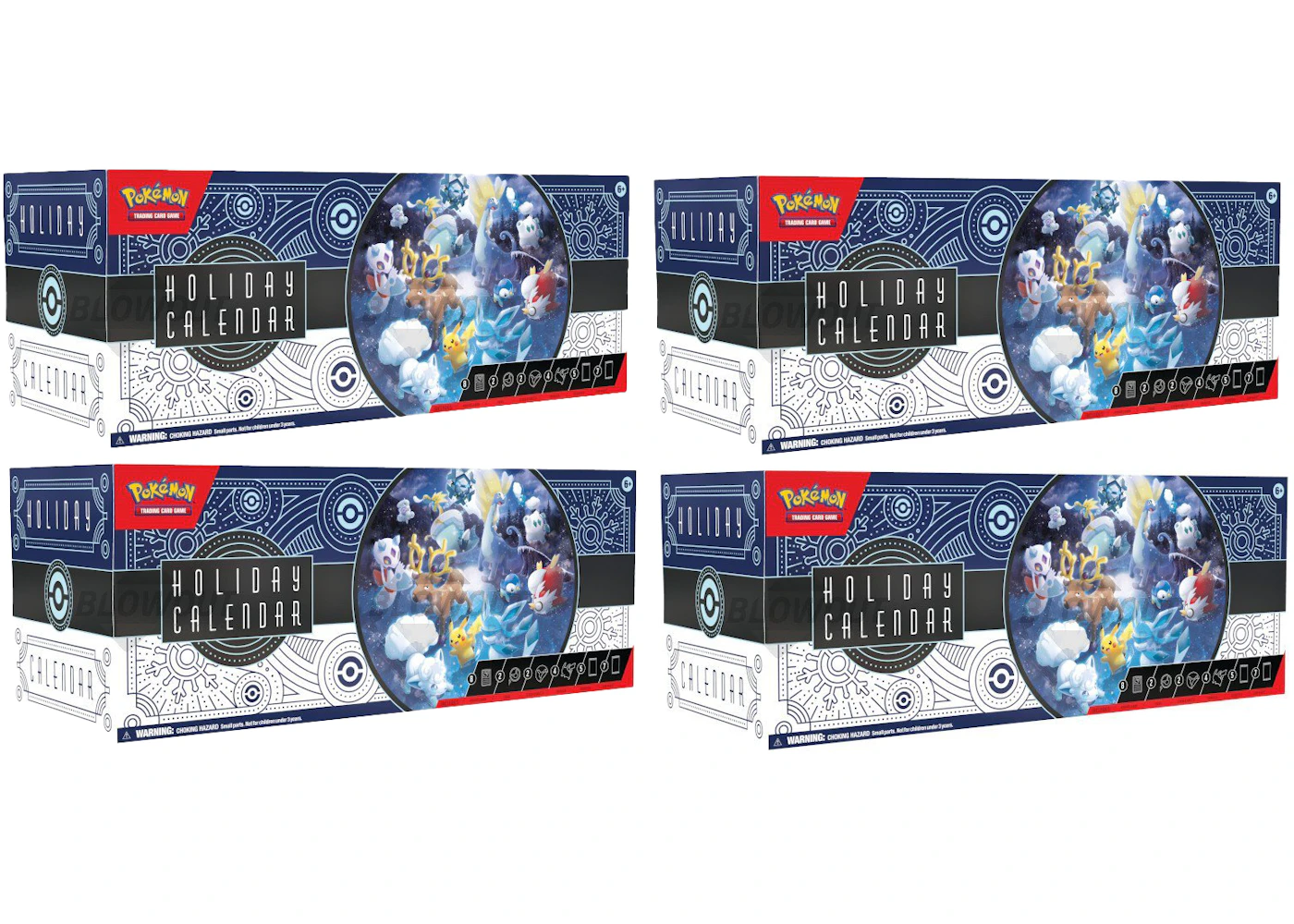2023 Pokmon TCG Holiday Advent Calendar 4x Lot - 2023 - GB 2023 Pokmon TCG Holiday Advent Calendar 4x Lot - 2023 - GB