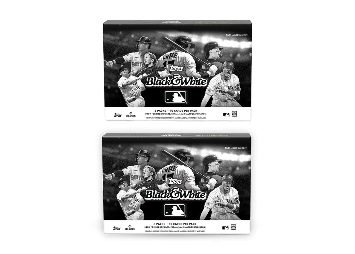 2023 Topps Black and White Baseball Box 2x Lot - 2023 - US