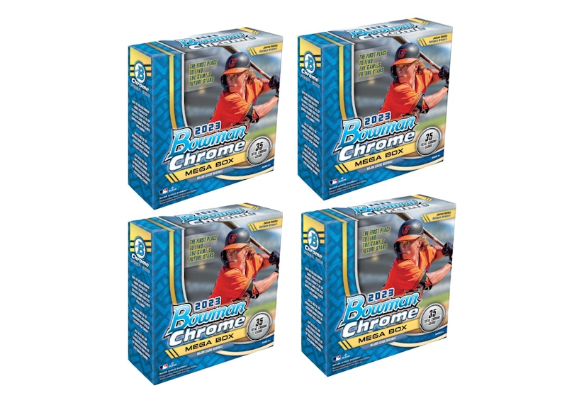 2023 Topps Bowman Chrome Baseball Mega Box 4x Lot - 2023 - GB