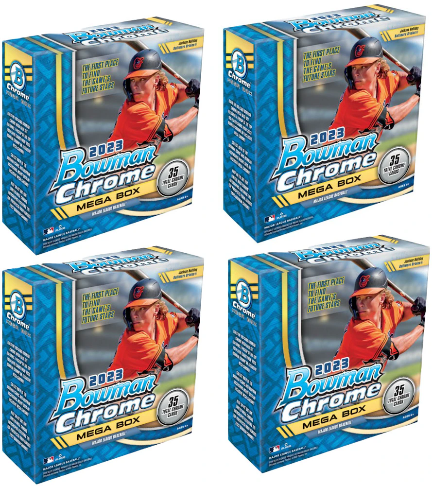 2023 Topps Bowman Chrome Baseball Mega Box 4x Lot - 2023 - US