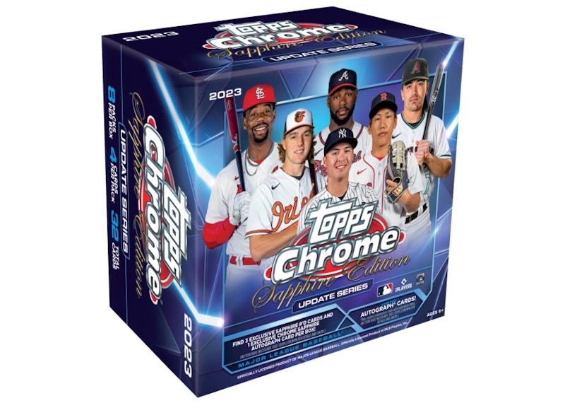 2023 Topps Chrome Update Sapphire Edition Baseball Hobby Box 2023 GB