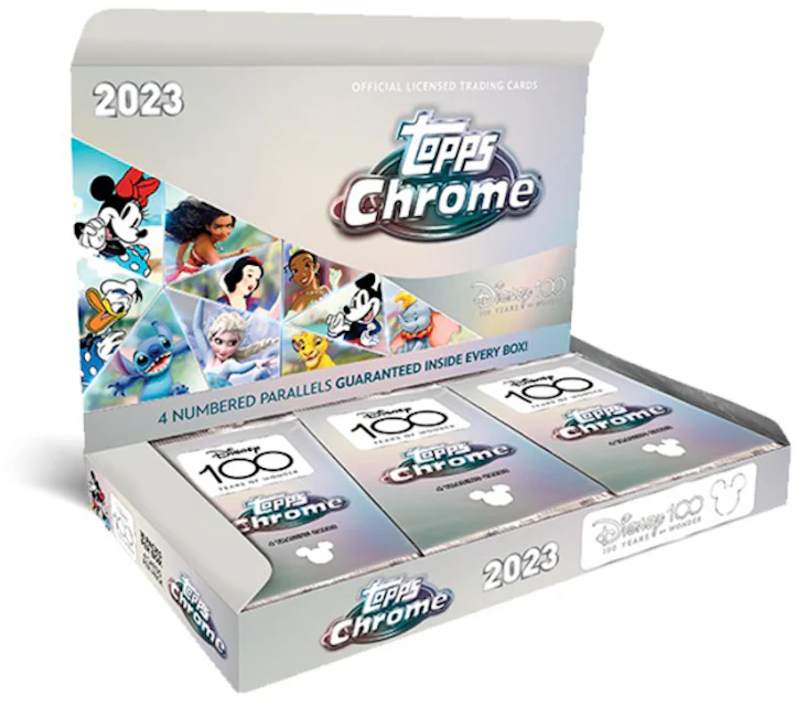 2023 Topps Disney 100 Chrome Hobby Box 2023 DE