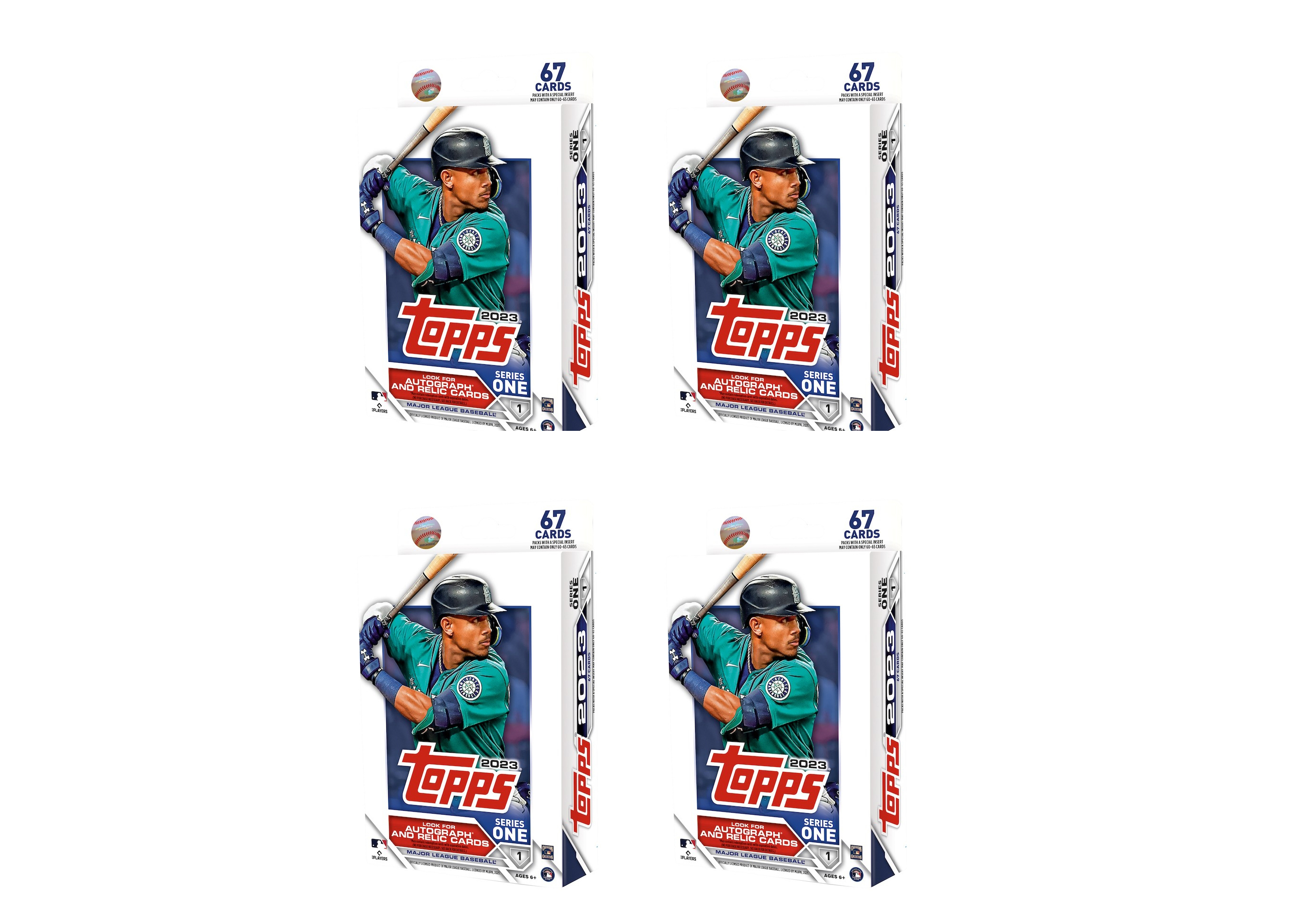 2023 Topps Series 1 Baseball Hanger Box 4x Lot - 2023 - US