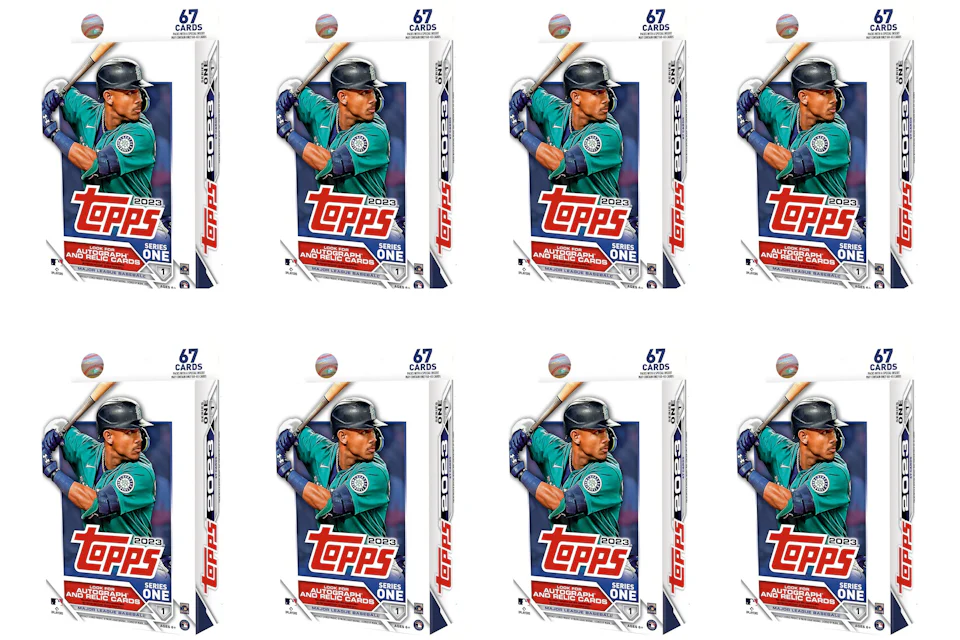 2023 Topps Series 1 Baseball Hanger Box 8x Lot