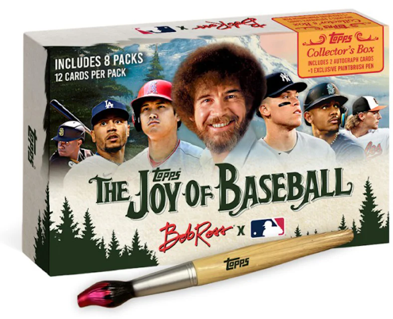 2023 Topps x Bob Ross The Joy of Baseball Collectors Box 2023 KR