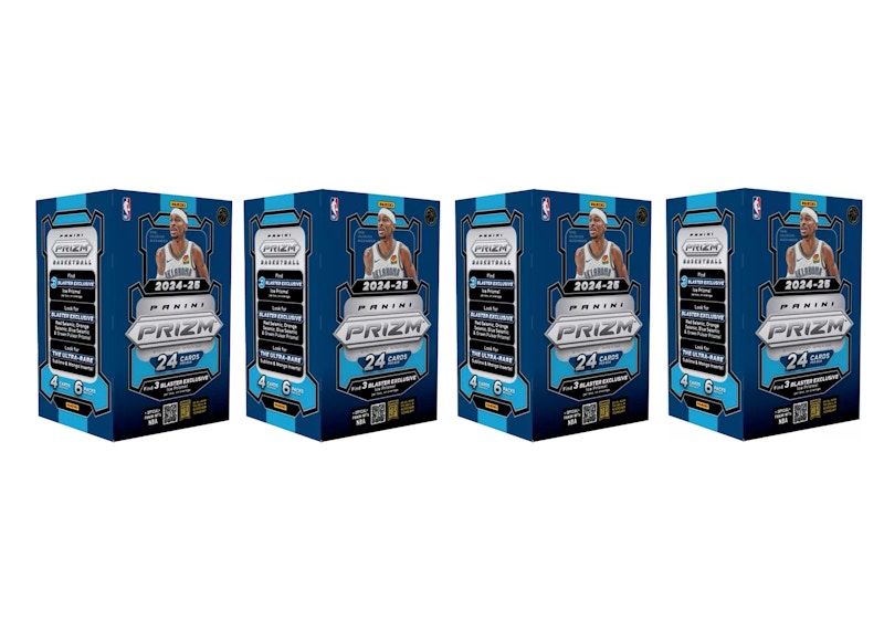2024-25 Panini Prizm Basketball NBA Blaster Box 4x Lot