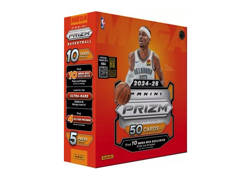 2024-25 Panini Prizm Basketball NBA Mega Box - 2024-25 - US