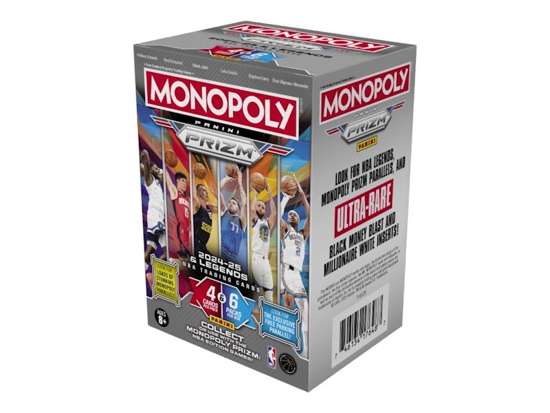 2024-25 Panini Prizm Monopoly NBA Blaster Box - 2024-25 - JP