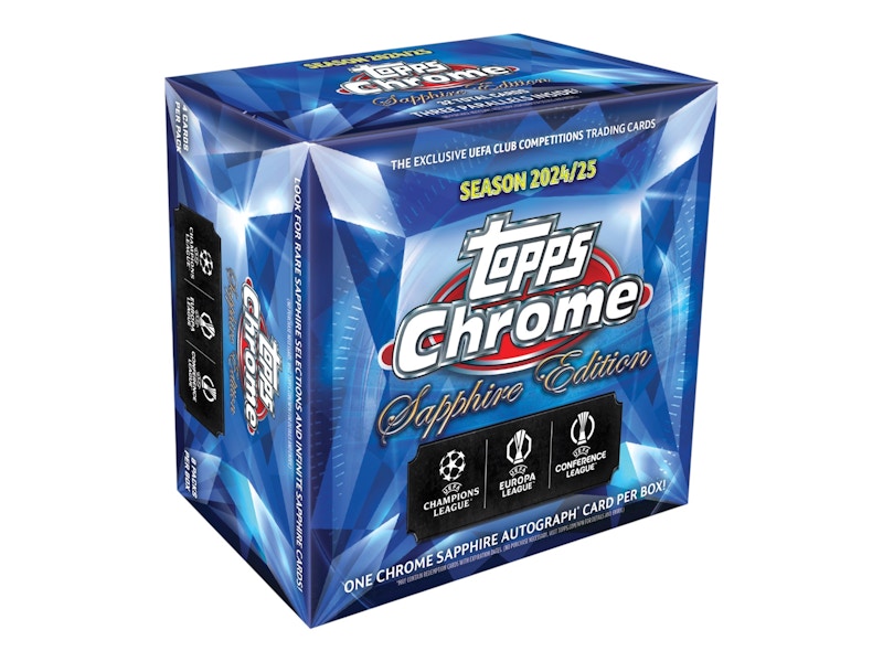 2024-25 Topps Chrome Sapphire UEFA Club Competitions Hobby