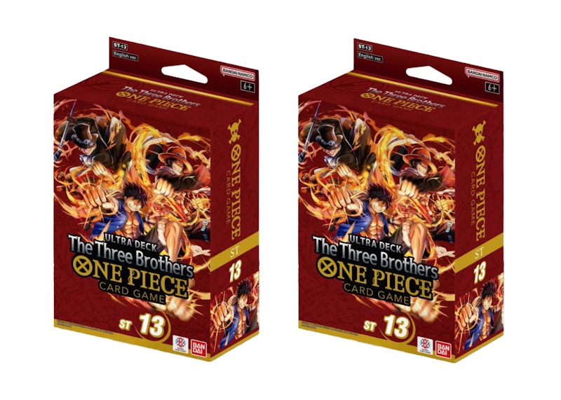 【破格/最終売り切り価格】13oz. BROWN DUCK 3ピースセット L寸 2024 Bandai One Piece Card Game The Three Brothers (ST 13) Ultra