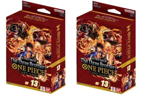 2024 Bandai One Piece Card Game The Three Brothers (ST 13) Ultra Deck 2x Lot - 2024 - US 2024 Bandai One Piece Card Game The Three Brothers (ST 13) Ultra Deck 2x Lot - 2024 - US