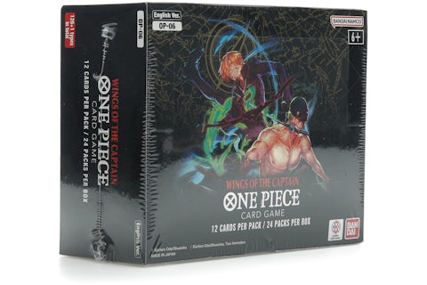 2024 Bandai One Piece Card Game Wings of the Captain Booster Box (OP-06) (English) - 2024 - US 2024 Bandai One Piece Card Game Wings of the Captain Booster Box (OP-06) (English) - 2024 - US