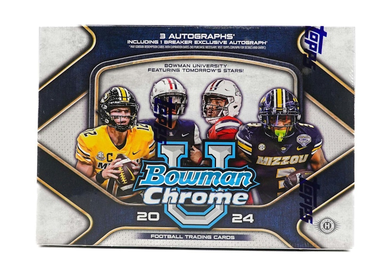 2024 Bowman Chrome University Football Delight Box 2024 GB