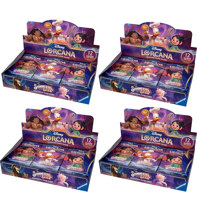 2024 Disney Lorcana TCG Shimmering Skies Booster Box 4x lot - 2024 - US 2024 Disney Lorcana TCG Shimmering Skies Booster Box 4x lot - 2024 - US