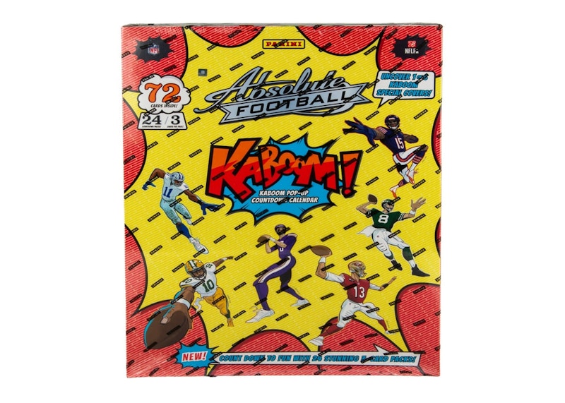 2024 Panini Absolute Football Kaboom! Countdown Calendar