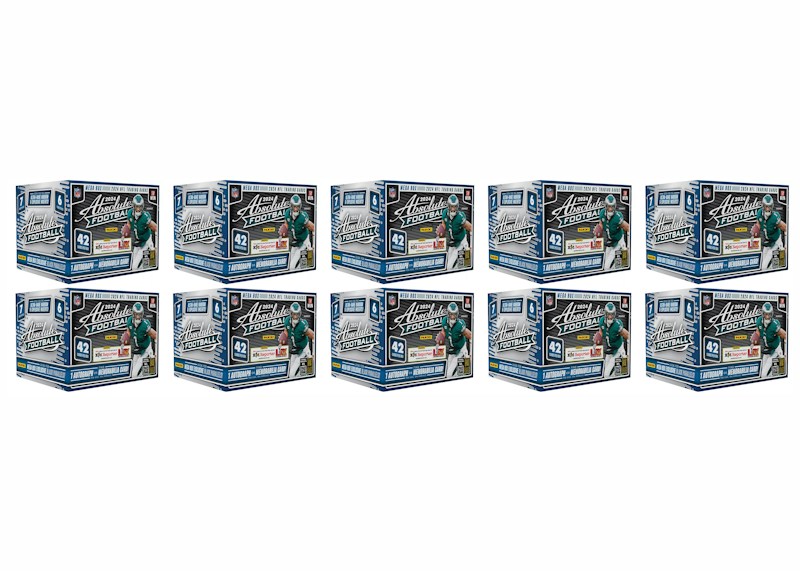 2024 Panini Absolute Football Mega Box 10x Lot