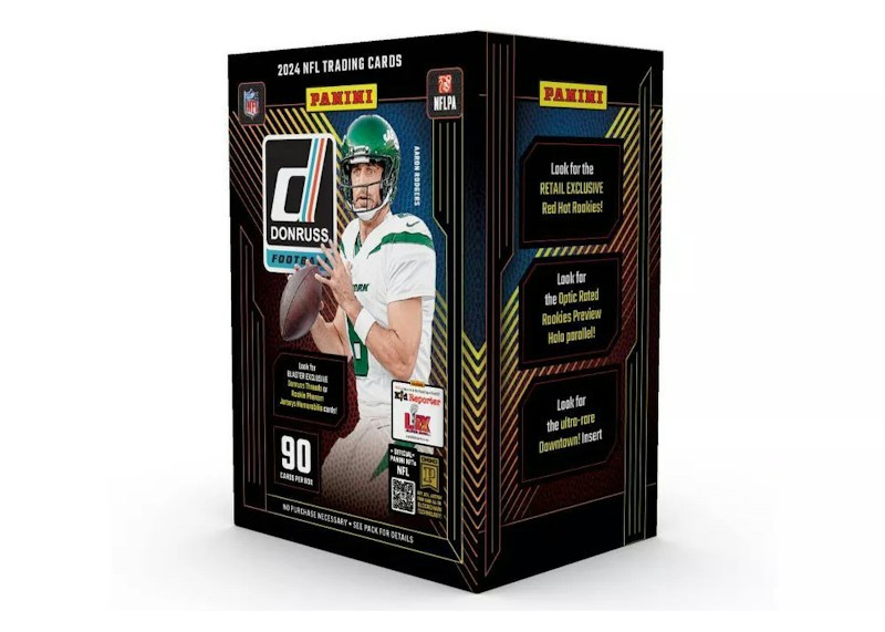 2024 Panini Donruss Football Blaster Box (Red Hot Parallel)