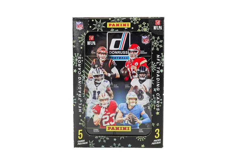 2024 Panini Donruss Football Winter Holiday Tin Box 2024 GB