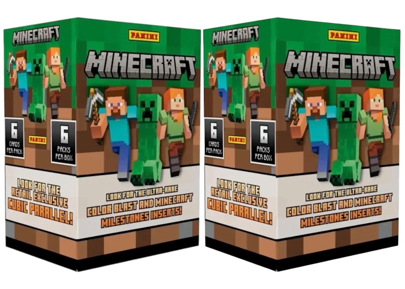 2024 Panini Minecraft Blaster Box 2x Lot