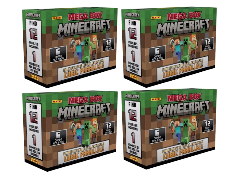 2024 Panini Minecraft Mega Box 4x Lot