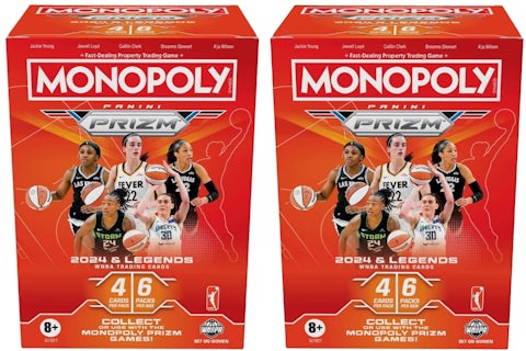 2024 Panini Monopoly Prizm WNBA Booster Box 2x Lot - 2024 - US 2024 Panini Monopoly Prizm WNBA Booster Box 2x Lot - 2024 - US