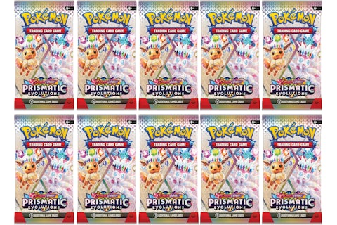 2024 Pokmon Scarlet & Violet Prismatic Evolution Booster Pack 10x Lot - 2024 - US 2024 Pokmon Scarlet & Violet Prismatic Evolution Booster Pack 10x Lot - 2024 - US