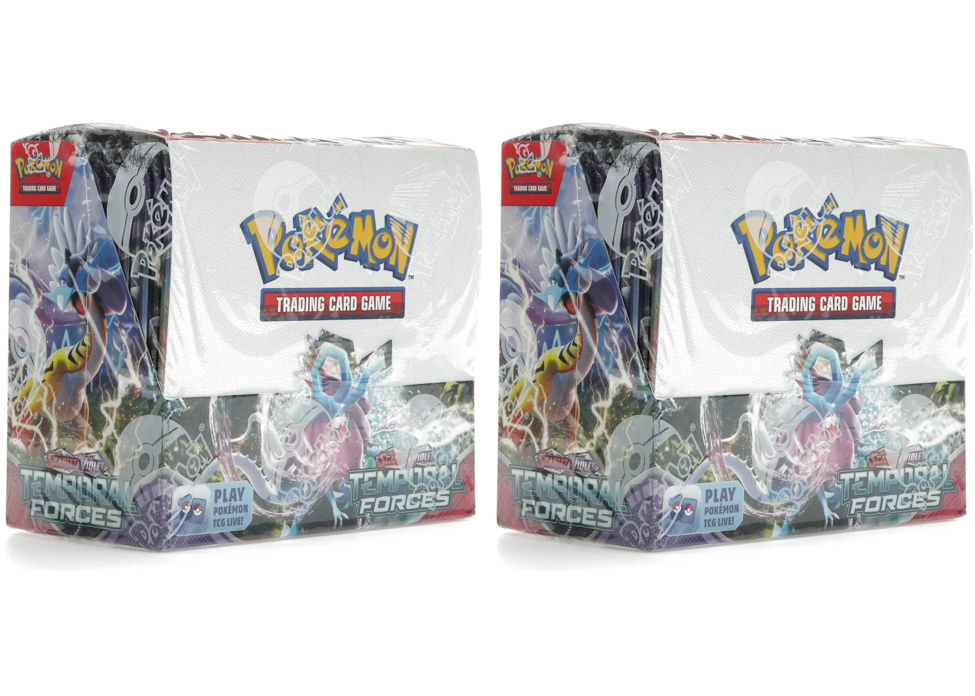 2024 Pokmon Scarlet & Violet Temporal Forces Booster Box 2x Lot - 2024 - US 2024 Pokmon Scarlet & Violet Temporal Forces Booster Box 2x Lot - 2024 - US