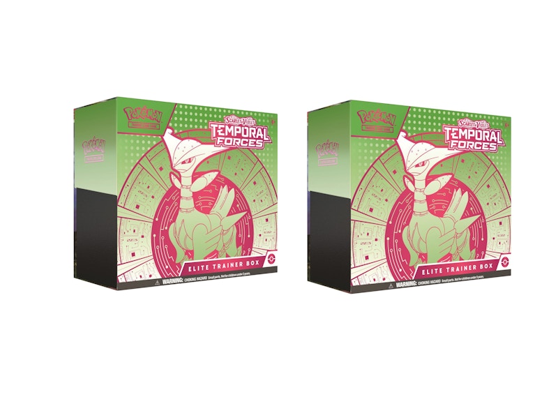 Pokémon Scarlet & Violet Temporal Forces Elite Trainer Box Iron Leaves