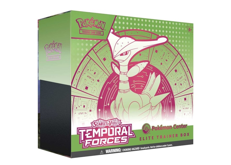 2024 Pok Mon Scarlet Violet Temporal Forces Iron Leaves Pokemon   2024 Pokemon Scarlet Violet Temporal Forces Iron Leaves Pokemon Center Elite Trainer Box 