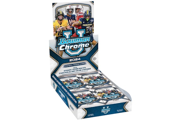 2024 Topps Bowman University Chrome Football Hobby Box