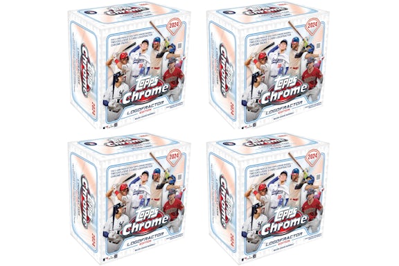 2024 Topps Chrome Logofractor Baseball Box (4x Lot)