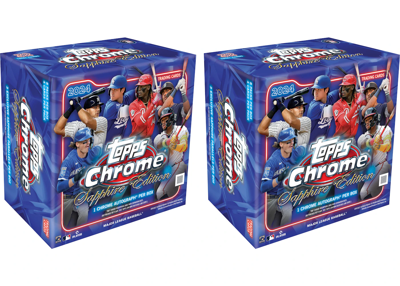 2024 Topps Chrome Sapphire Baseball Hobby Box (2x Lot) - 2024 - US