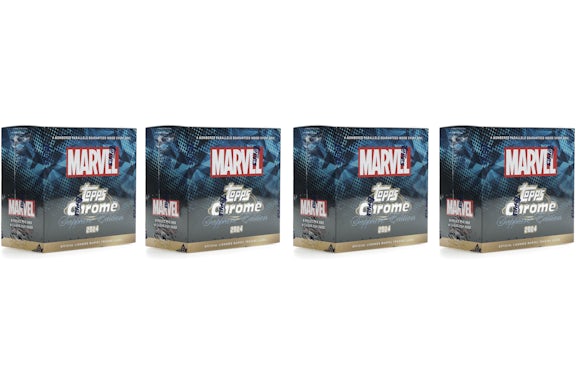 2024 Topps Chrome Sapphire Marvel Hobby Box (4x lotto)