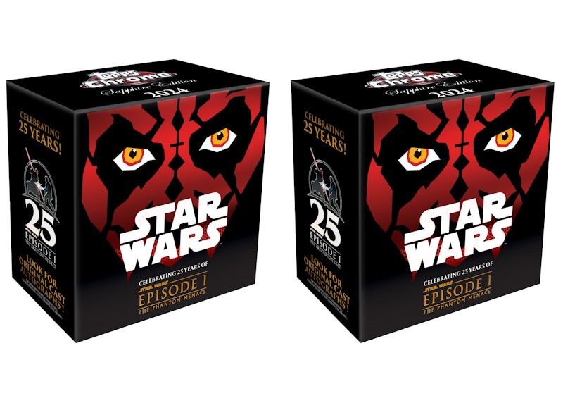 2024 Topps Chrome Star Wars Sapphire Edition Box 2x Lot - 2024 - JP