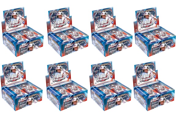 2024 Topps Chrome Update Series Baseball Jumbo Box 8x Lot