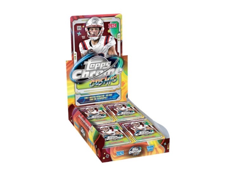 Scatola da calcio cromata Topps Cosmic 2024